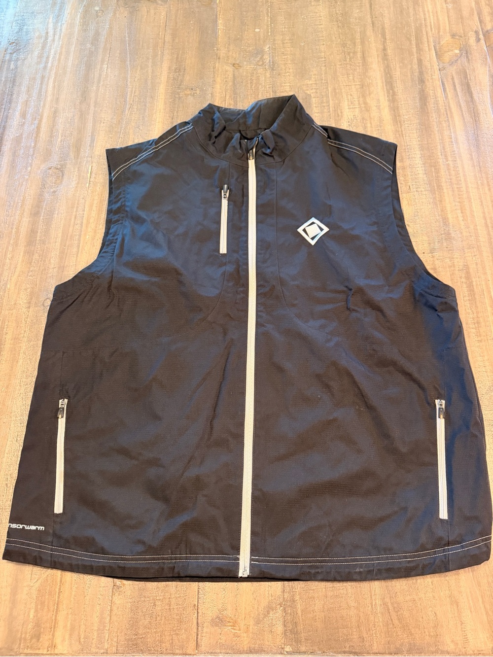 Ping Sensorwarm Mens Golf Vest Black Full Zip Sleeveless Jacket Size XL